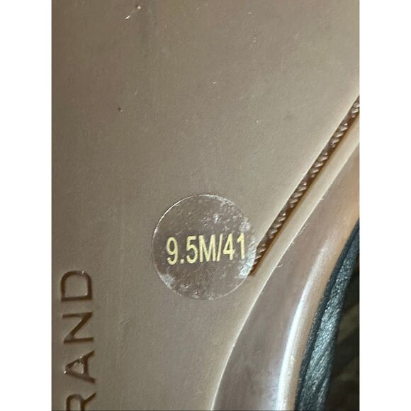 Lucky Brand "Canison" Soft Flexible Black Leather Slip On Ballet Flats Size 9.5 - Picture 9 of 11